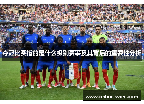 夺冠比赛指的是什么级别赛事及其背后的重要性分析